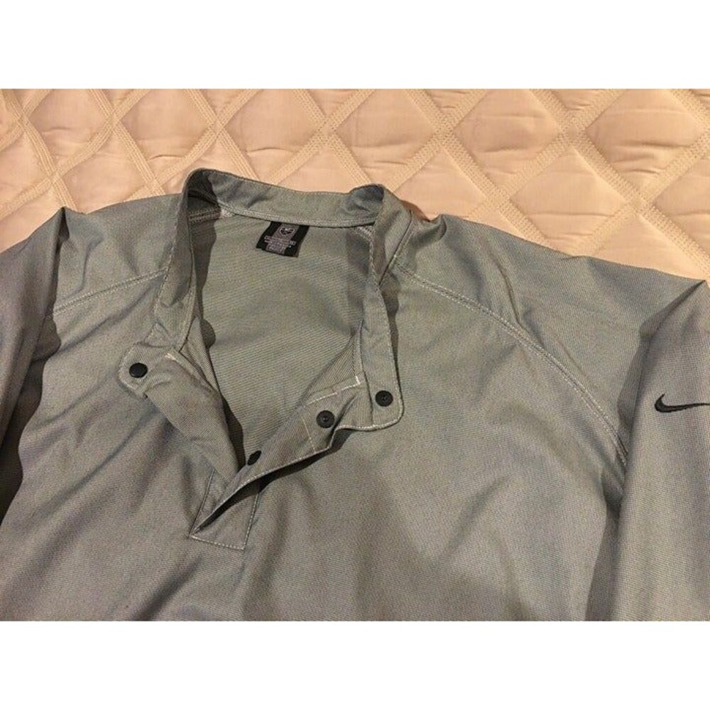 Nike Black/White Checked Pullover Jacket - image 2